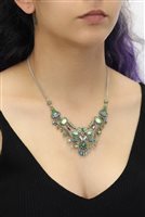 Necklace Ayala Bar Woman Eucalyptus in Metal Alloy Cristallo C3591 - C3591